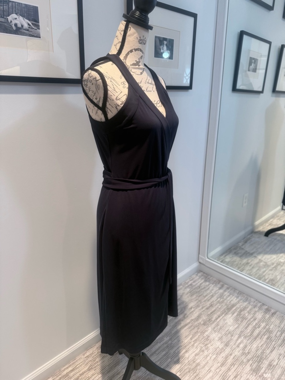 Ann Taylor Navy Blue Wrap dress NEW WITH TAGS